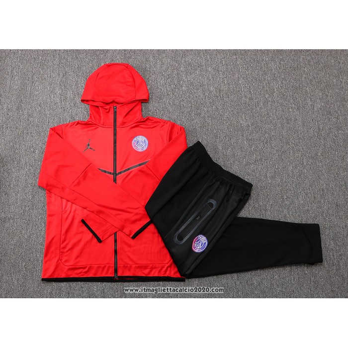 Tuta da Track con Capucha Paris Saint-Germain Jordan 2022 2023 Rosso